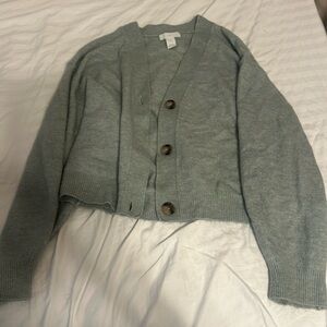 H&M Green Cardigan